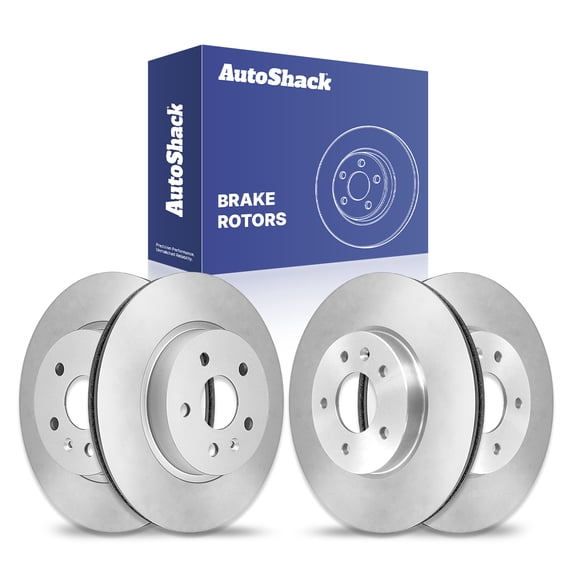 AutoShack Front & Rear Brake Rotors for Chevrolet & Buick, Malibu 2013-2015 Impala 2014-2020 LaCrosse 2010-2016 Regal 2011-2017 Malibu Limited 2016, AWD FWD L4 2.0L 2.4L 2.5L V6 3.0L 3.6L