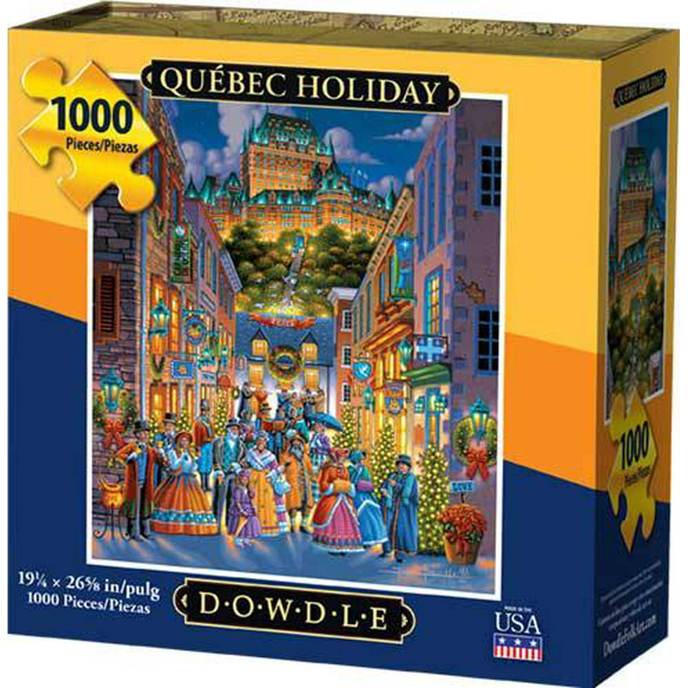 Dowdle Jigsaw Puzzle Quebec Holiday 1000 Piece