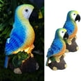thumbnail image 6 of PMS LED Parrot Figurine Garden Statue, Solar 2 Count, 6 of 6