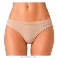 thumbnail image 3 of Tanga Fruit Of The Loom para Dama, con Costuras Overlátex Café Talla CH, 3 of 4