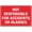 Warning Sign 4, variant on Not Responsible for Injuries Or Accidents Warning Sign - 8"x12" Store Security Metal Sign, Caution Decor for Home, Business, Yard