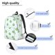 thumbnail image 3 of Disketp Kawaii Frogs Mochila de Lona Estampada, Mochila Escolar de Viaje Ligera para Estudiantes y Portátil-Medium, 3 of 5