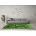thumbnail image 3 of Ahgly Company Indoor Rectangle Oriental Green Traditional Area Rugs, 2' x 5', 3 of 4