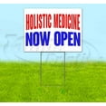 thumbnail image 1 of Holistic Medicine Now Open (18" x 24") Yard Sign, Includes Metal Step Stake, 1 of 6