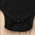thumbnail image 4 of Gupgi Newborn Baby Long Sleeve Romper Knitted Rib Casual Button Jumpsuit, 4 of 4