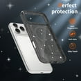 thumbnail image 4 of Dteck Glitter Case for iPhone 17 Pro Max with Diamond Camera Lens Cover and Screen Protector, Compatible with MagSafe, Cute Bling Sparkly Clear Phone Cover,Black, 4 of 7
