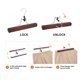 thumbnail image 2 of Perchas para pantalones Amazon Basics, madera de cerezo, paquete de 10 unidades, 2 of 6