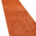 thumbnail image 4 of Custom Size Anti-Slip Machine Washable Soft Pile Burnt Orange Carpet Runner Rugs ( 25' x 26"), 4 of 4