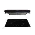 thumbnail image 1 of Parrilla INDUZIONE 4 quemadores SUPRA PORTICI Cristal Templado y Campana Extractora CB-76-BLACK, 1 of 7