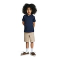 thumbnail image 4 of Wonder Nation Toddler Boys School Uniform Short Sleeve Pique Polo Shirt, 2-Pack, Sizes 2T - 5T, 4 of 4