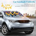 thumbnail image 3 of Liga de la Justicia Sombrilla Solar para Auto - Protector de Parabrisas Plegable | Cortina Solar Delantero | Bloqueo UV y Aislamiento de Calor 133x73cm, 3 of 6