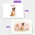 thumbnail image 2 of Happy Mother's Day Boxer Love Dog Mom Heart Flower 7x5in Folded Greeting Card Boxers Dog Lover Gifts Idea Single Note Card with Envelope - 12004, 2 of 5