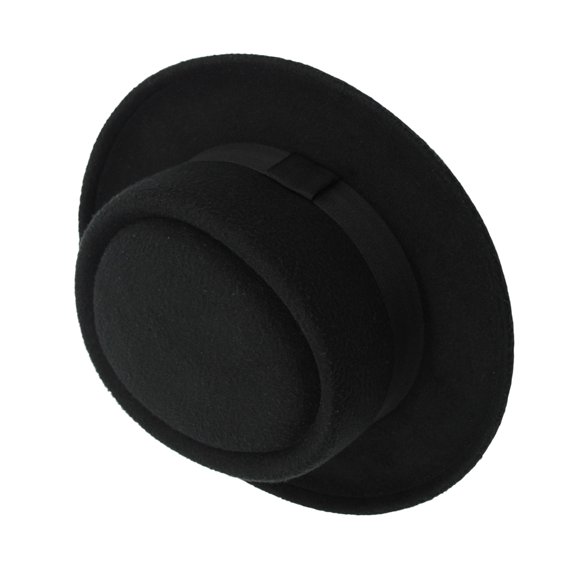 Yokua Classical Western Hat Wide Brimmed Western Pork Pie Hat for Trilby