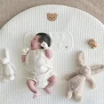 thumbnail image 7 of 85CM Bear Embroidery Pad Removable Cotton Round Carpet Floor Rugs Newborn Baby Crawling Mat Soft Zipper Kids Room Play Mats (Many Bears,Diameter 85CM), 7 of 7