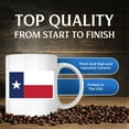 thumbnail image 2 of Texas State Flag Coffee Mug - TX State Flag Mug - Choose from 50 States - 11 Ounce Coffee Mug - Design Printed On Both Sides - Glossy Ceramic - Microwave & Dishwasher Safe - BMCM01329, 2 of 6