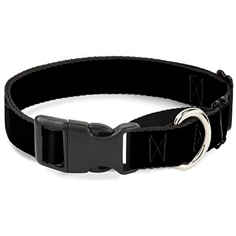 Buckle-Down Black Martingale Dog Collar
