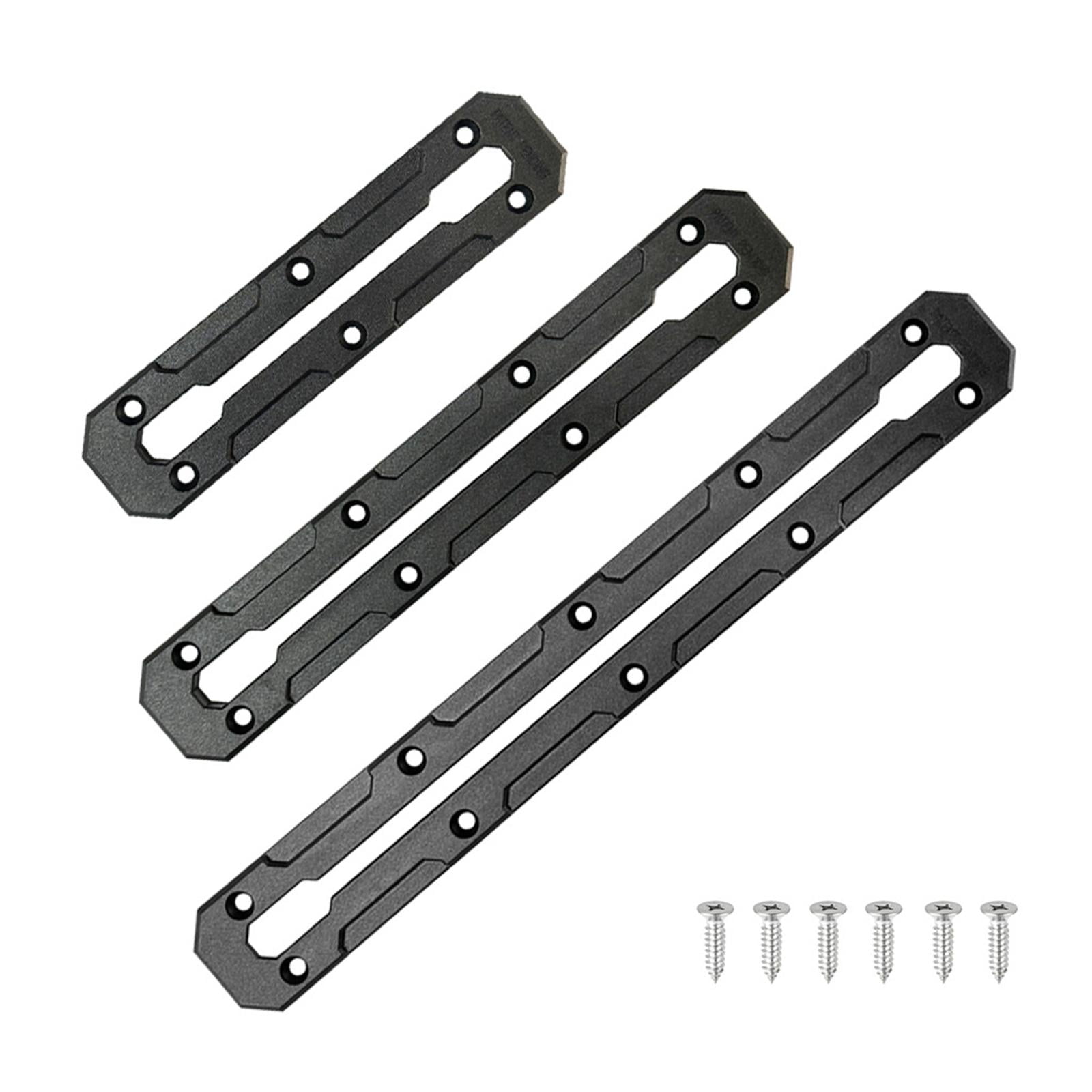 DimyFew 4x Kayak Slide Rail Track Bracket DIY Accessories Replacement Spare Part Practical Mounting Base Rack for Canoe Inflatable Boats