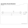 thumbnail image 2 of Kingston Brass Héritage 24" Porte-Serviettes, 2 of 4