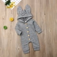 thumbnail image 5 of Seyurigaoka Boys Girls Round Collar Romper Suit, Long Sleeve One Piece Bodysuit, 5 of 5