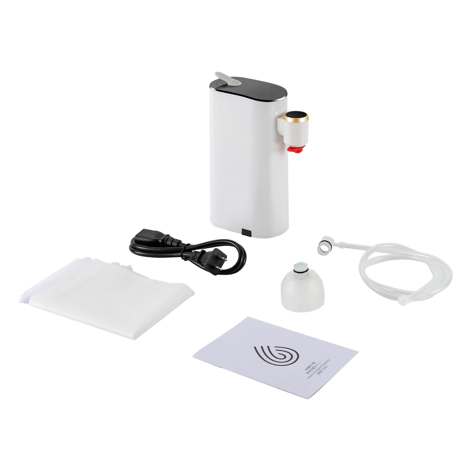 Instant Water Dispenser, 1500W Portable Travel Water Heater w/LED Display and Memory Function