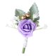 thumbnail image 2 of Ramilletes de boda para hombre, flores artificiales de rosas de PE, ramilletes para novios. Violeta, 2 of 3