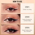thumbnail image 4 of Eyeliner docolor, lápiz delineador de ojos impermeable, negro, juego de 2 piezas, 4 of 9