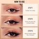 thumbnail image 4 of Eyeliner docolor, lápiz delineador de ojos impermeable, negro, juego de 2 piezas, 4 of 9