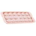 thumbnail image 1 of Kearding 18/33 agujeros de silicona de grado alimenticio respetuoso con el medio ambiente útil bandeja de cubitos de hielo molde para hacer Cocina y Comedor rosado Escribe un Kearding HA004974-02, 1 of 6