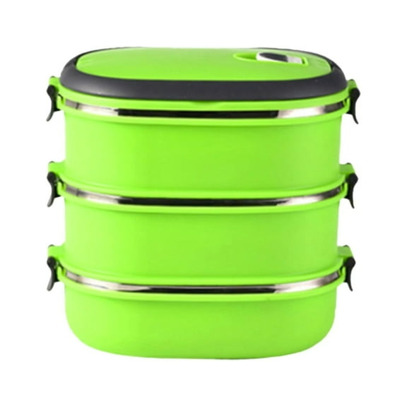 Migroa Insulated Lunch Box, Thermal Food Container for Adults, Microwave & Dishwasher Safe, Portable Meal Prep Army Green