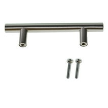 findmall 50 Pack Cabinet Pulls Brushed Nickel Stainless Steel Kitchen Cupboard Handles Cabinet Handles 5 in Length, 3in Hole Center