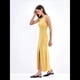 thumbnail image 4 of Vestido Elegante, Versátil, Ajustado, Sin Mangas, para Mujer, de Verano y Otoño Amarillo M, 4 of 10
