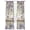 Green Light Purple Beige, variant on Spring Purple Flowers Sheer Curtains 84 Inch Length 2 Panels Set Window Treatments, Farmhouse Leaves Fences Burlap Rod Pocket Semi Curtains for Living Room/Bedroom/Kitchen Décor, 104"W x 84"L