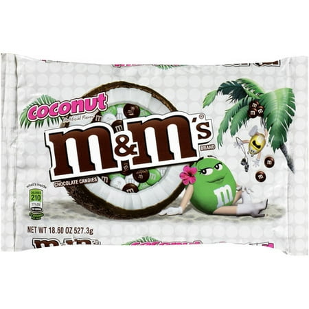 DISCONTINUED M'S Coconut Chocolate Candies, 18.6 oz