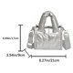 thumbnail image 4 of Bolso Hombro Acolchado para Mujer Mano Hobo Elegante (plateado), 4 of 4