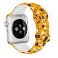 thumbnail image 3 of LEIXIUER Halloween Sport Strap Compatible with Apple Watch Bands 41mm 40mm 38mm 45mm 44mm 42mm 49mm Silicone Bracelet Replacement iwatch series 9 8 SE 7 6 5 4 3 2 1 Ultra Strap, 3 of 6