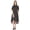 Black, variant on Phagun Women Summer Midi Dress Casual Loose Pockets Dress Scoop Neck Dresses