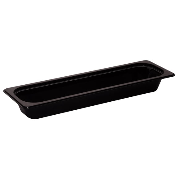 Cambro 22LPHP110 Black High Heat 1/2 Size Long x 2-1/2H Food Pan"