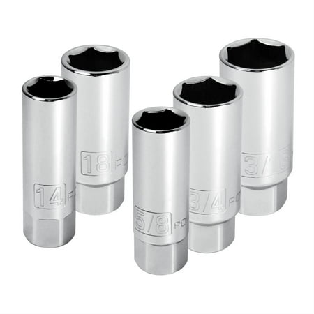 Powerbuilt 640855 Spark Plug Socket Set, 5 Piece, 3/8 In. Dr.