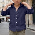 thumbnail image 5 of PRfgtbd Boys Shirts Kids Summer Hooded Shirt Long Sleeve Button Down Shirts Beach Tops Soft Breathable Solid Color Casual Wear Trendy Tops Tees, 5 of 5