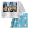 thumbnail image 3 of Pijama Friends para Mujer, Cuello Redondo Manga Corta con Short Multicolor Talla M 2 Piezas, 3 of 4