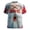 ZA White, variant on Christmas T-Shirts for Men Short Sleeve Funny Santa Graphic Pajamas Tee Crew Neck Casual Cozy Soft Holiday Family Xmas Gift Men T Shirts ZB Red S