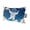 Sky Blue, variant on Children's Day Outdoor Pillows for Chaise Lounge Chair Waterproof Lumbar Pillows with Insert&Adjustable Strap Beach Headrest Pillow Galaxy Universe Stars Starry Rocket Moon Pool Pillow 11"x16"