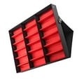 thumbnail image 5 of Soporte de exhibición para gafas, caja de almacenamiento para gafas de sol, organizador de joyas, 18 rejillas, 5 of 5