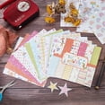 thumbnail image 5 of 1Set 24 Sheet 12 Styles Patterned Paper Pad 15.2x15.2cm Scrapbook Paper Pack Single-Sided Birthday Themed Pattern Colorful Cardstock Collection Decorative Album Background Paper DIY Card Craft, 5 of 8