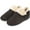 Coffee, variant on Men's Booties Slippers Ankle Warm Plush Fuzzy Memory Foam House Shoes, Tan, Size 7-8