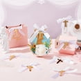 thumbnail image 3 of 30pcs Gold Cross Acrylic with White Bow for Christmas Ornament Gift Tags 3.3x3.5 Inch Gift Wrap, 3 of 4