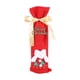 thumbnail image 3 of Decoraciones para fiesta de Navidad suéter a cuadros de piel sintética bolsa para botellas de vino bolsas Navidad cuadros vichy grandes cubiertas para botellas de vino, 3 of 3