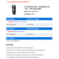 thumbnail image 2 of A/C Receiver Drier - Compatible with 1991 - 1994 Toyota MR2 1992 1993, 2 of 2