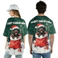 thumbnail image 5 of Santa Surprise Gift Portuguese Water Dog Merry Cheerful Christmas All Over Print 3D Baseball Shirt PWD Portie Fishing Dog Lover Softball Sport - 12021, 5 of 6