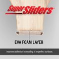 thumbnail image 5 of SuperSliders Self-Stick Furniture Moving Slider Value Pack for Carpeted Surfaces. Perfect for moving Tables & Chairs. 20 Pieces in Two Sizes - 1" & 1-3/4" - Round, Reusable, Linen Color, 5 of 5